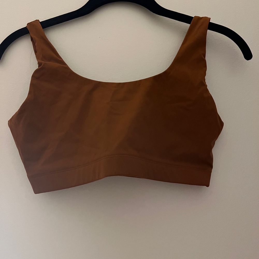 Everlane Perform Sports Bra - Burnt Orange/Brown Size S